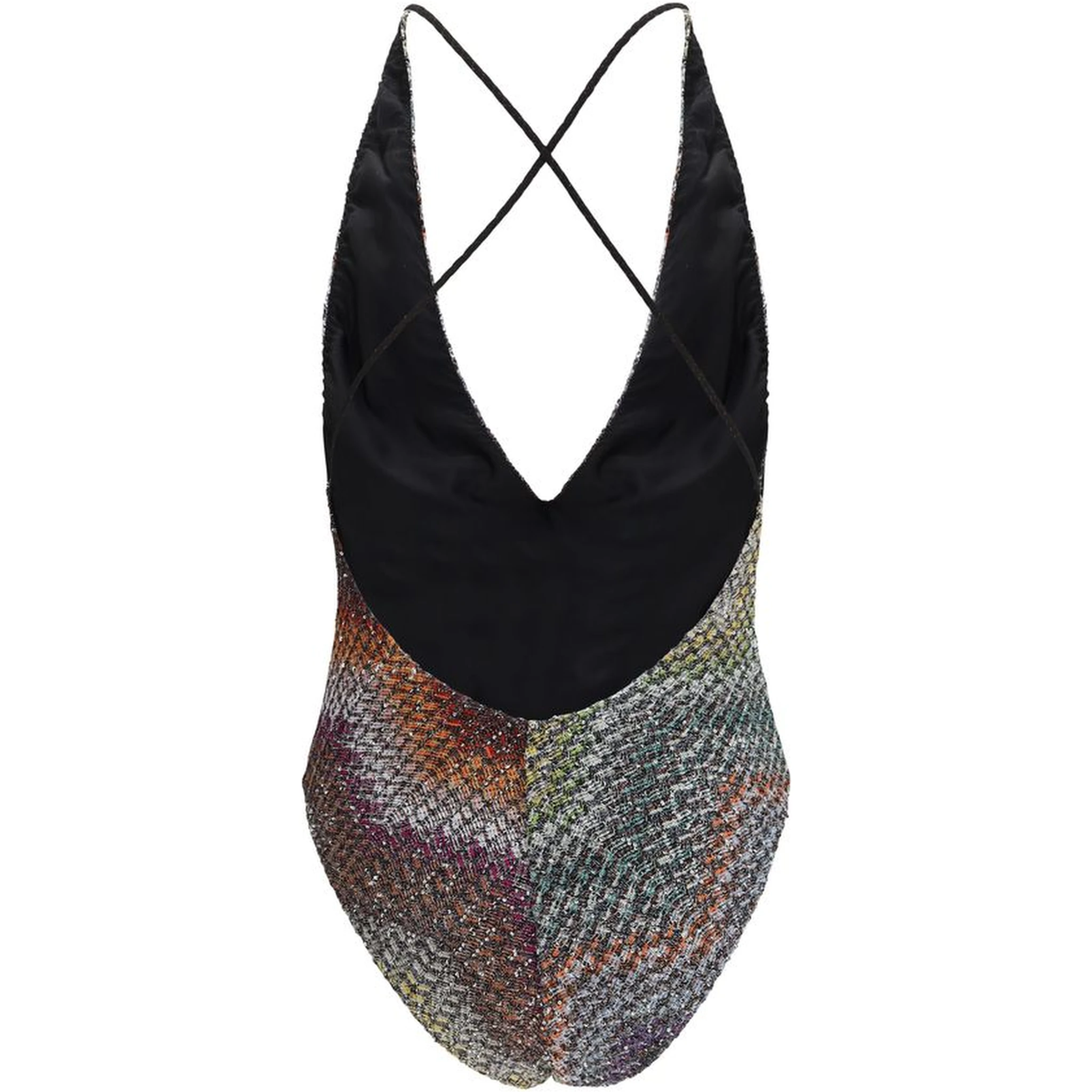 Multicolor Rayon One-Piece Swimsuit