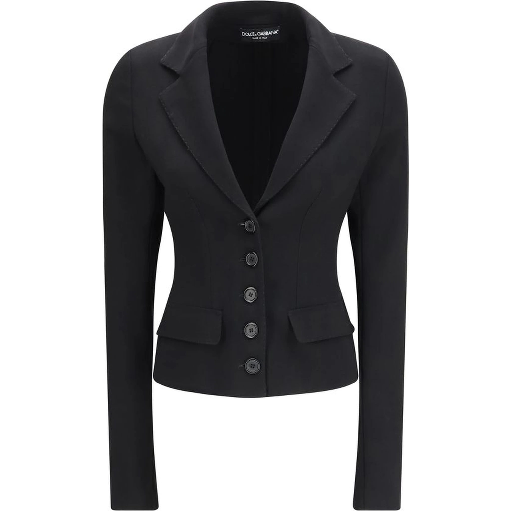 Black Fleece Wool Jackets And Coat