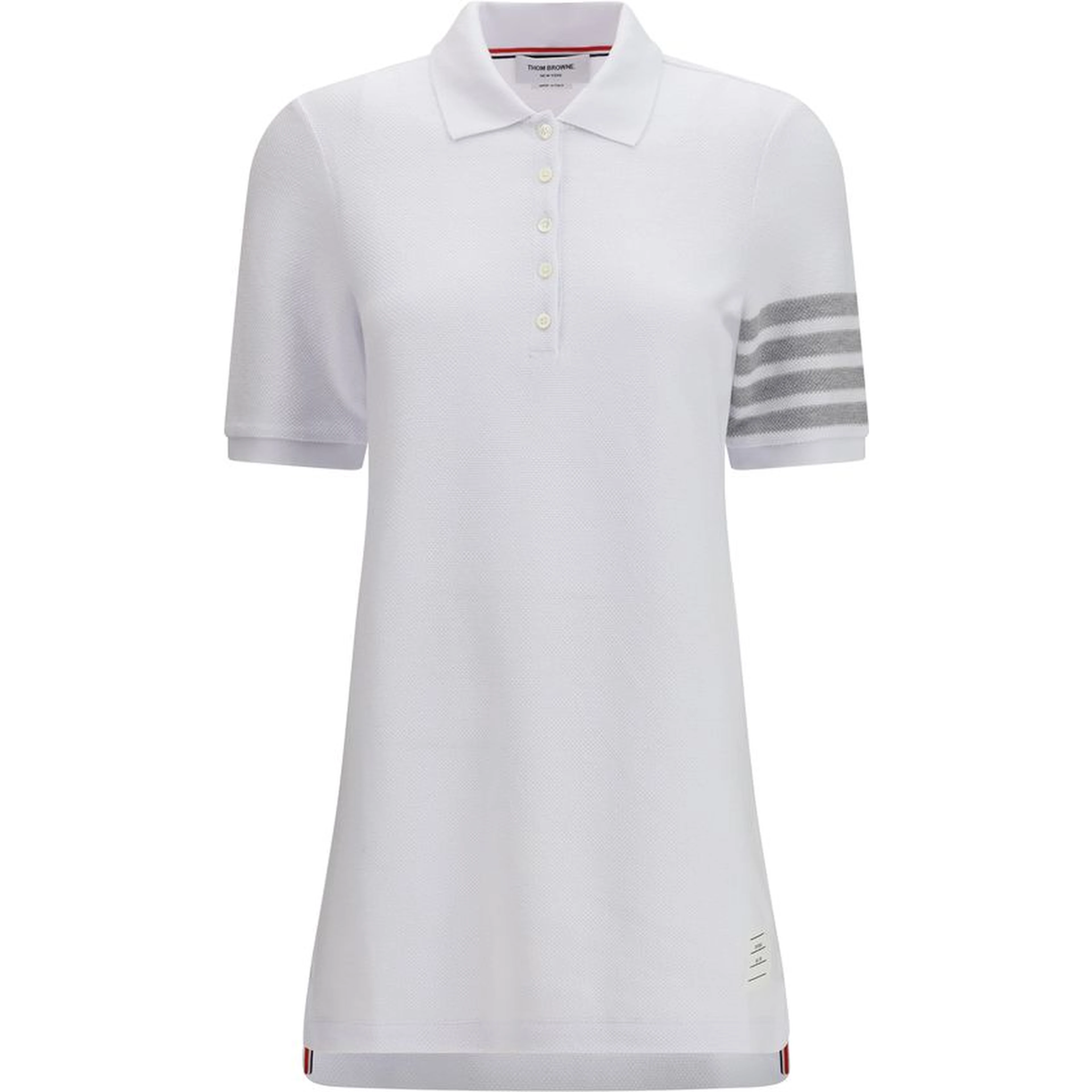 White Cotton Casual Dress