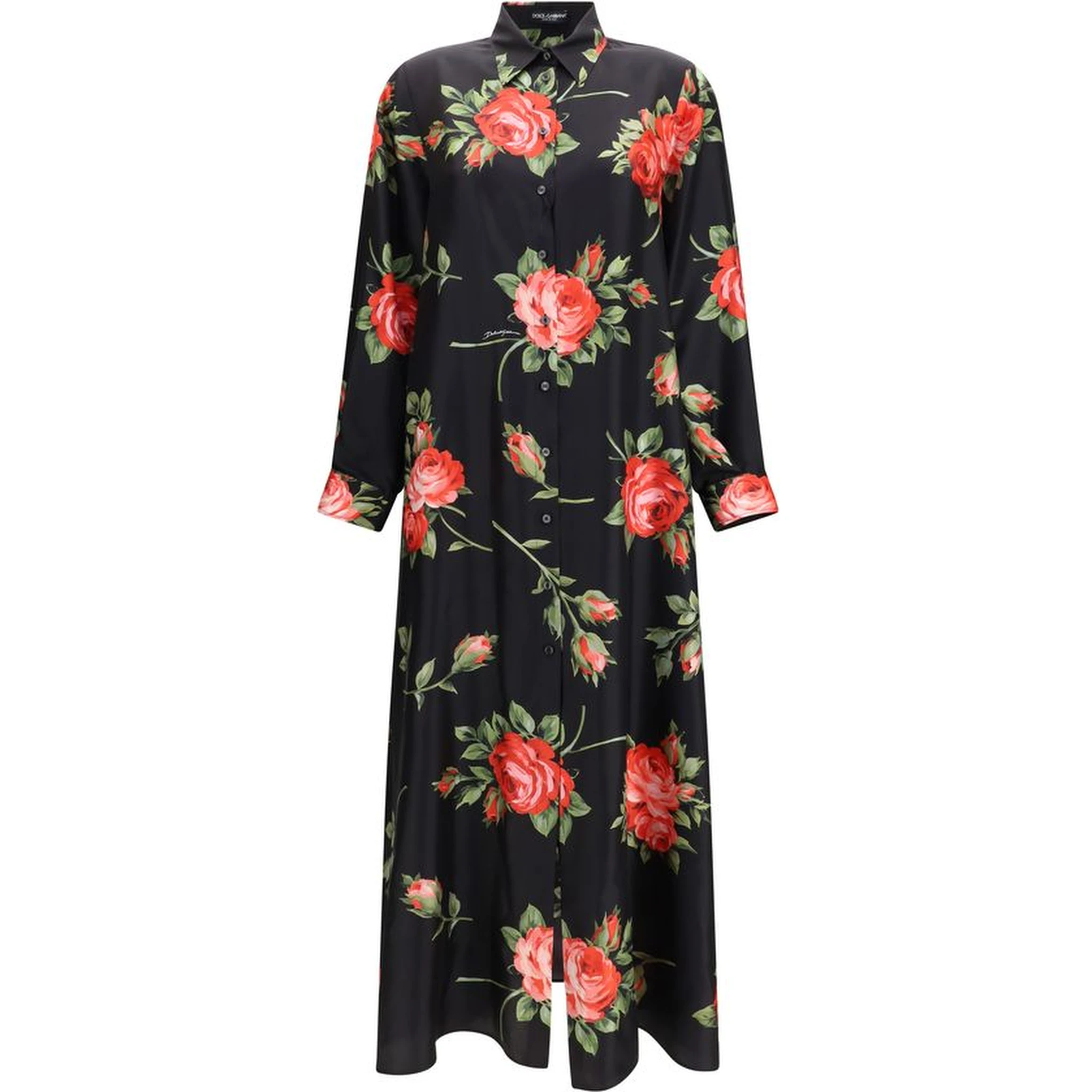 Multicolor Silk Casual Dress