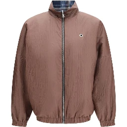 Brown Polyamide Bomber
