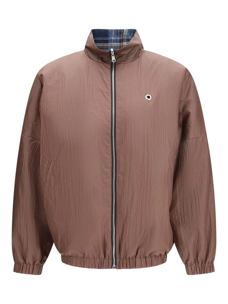 Brown Polyamide Bomber