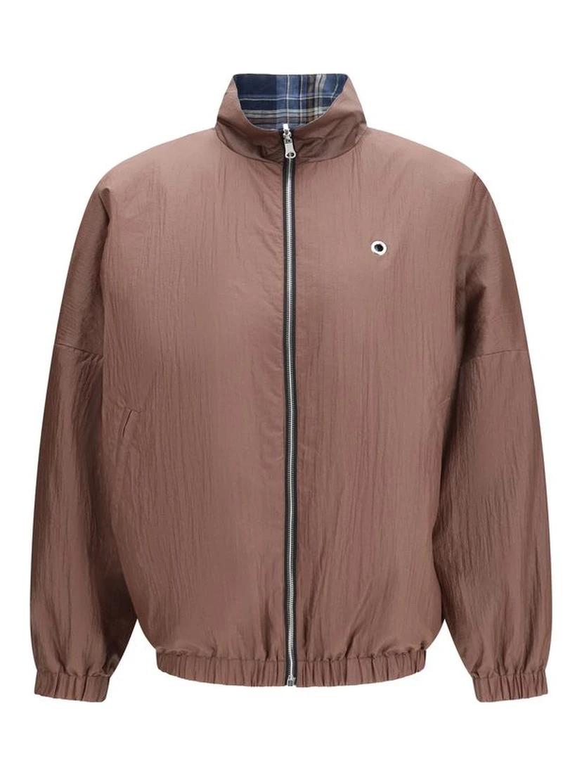 Brown Polyamide Bomber