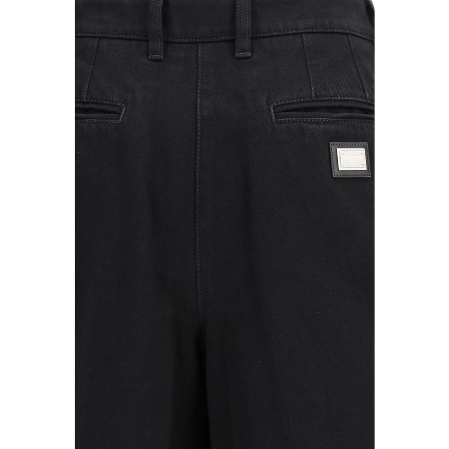 Black Cotton Jeans Denim