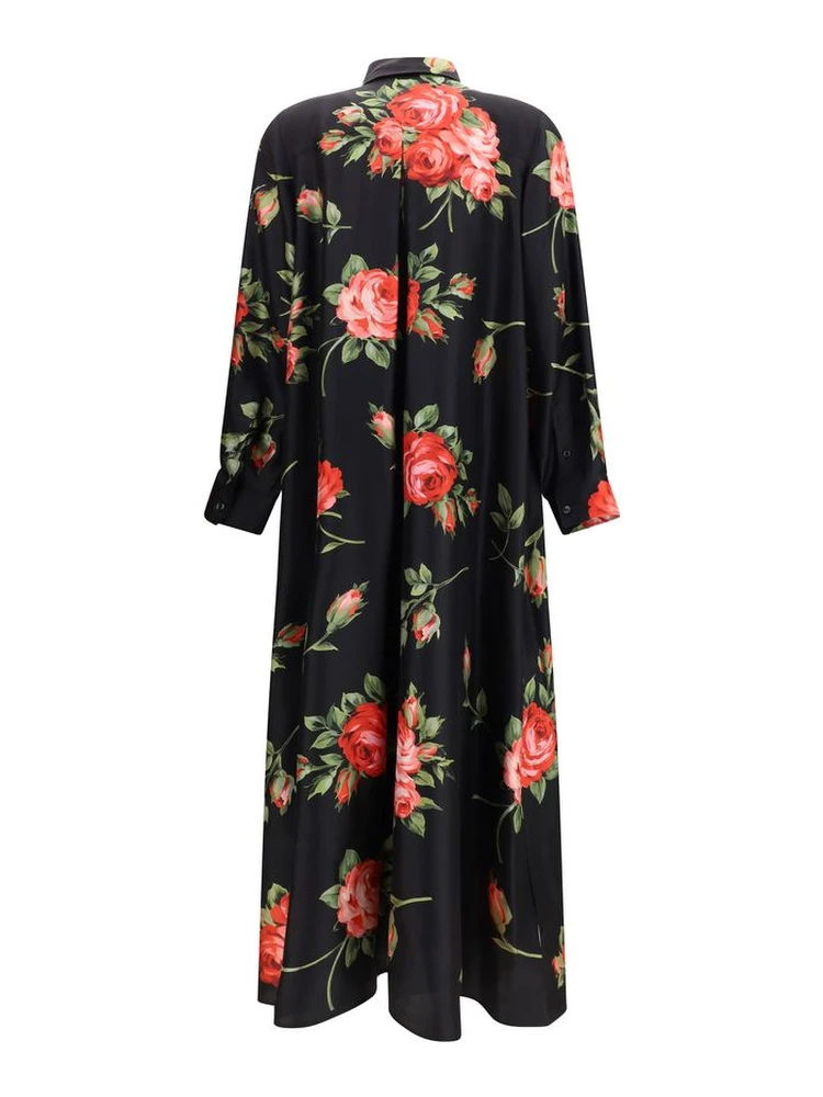 Multicolor Silk Casual Dress alternative