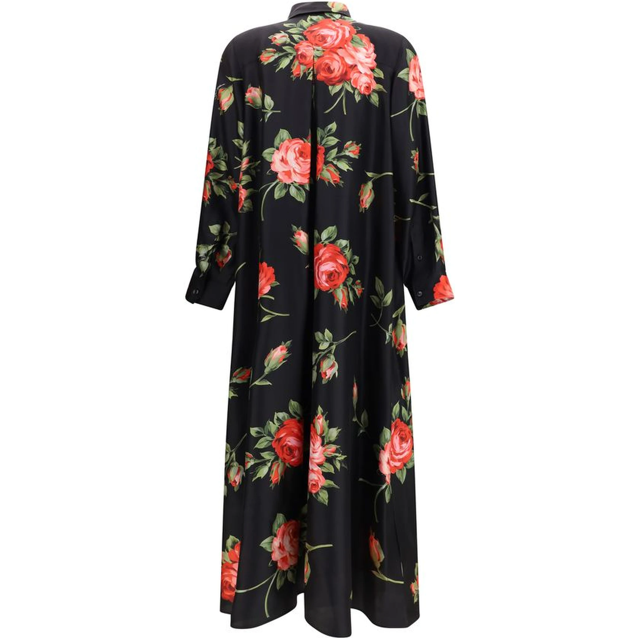 Multicolor Silk Casual Dress