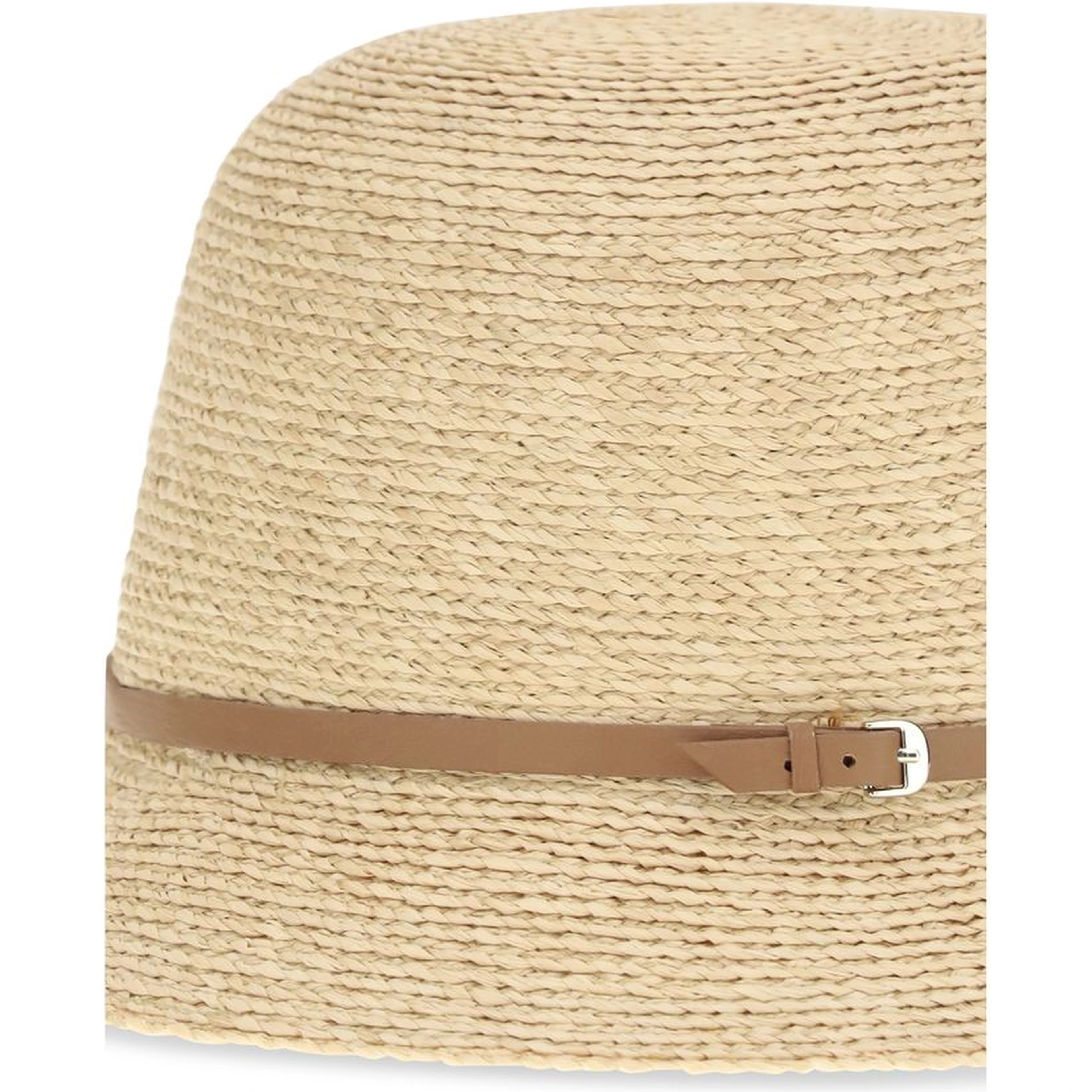 Beige Raffia Hat