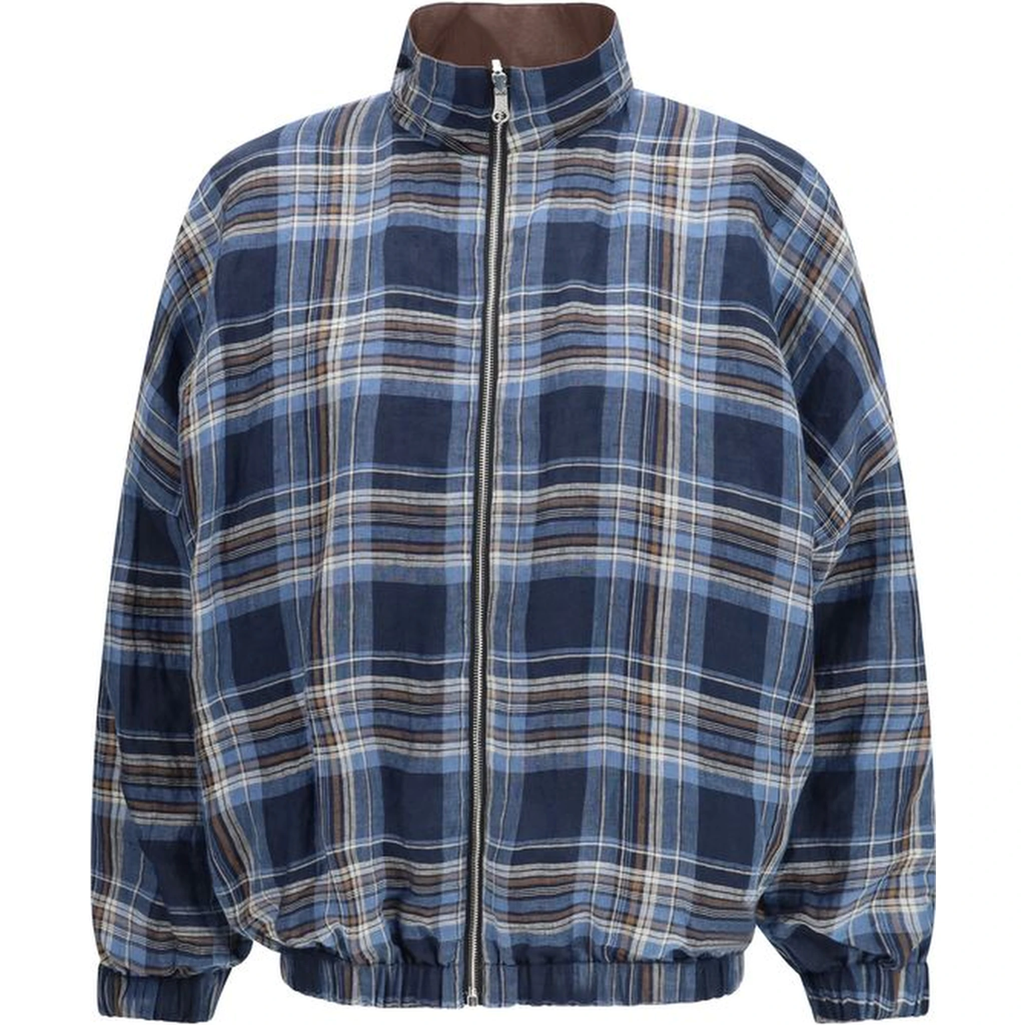 Brown Polyamide Bomber