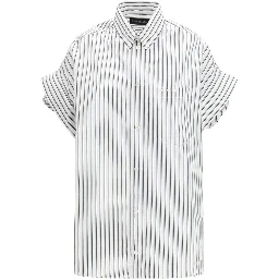 White Cotton Shortsleeve Shirt