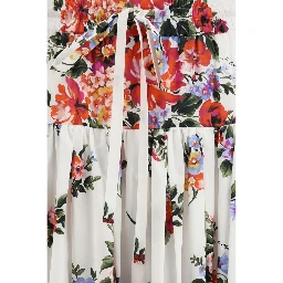 Multicolor Cotton Long Skirt