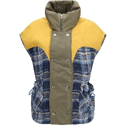 Blue Polyamide Jackets And Coat
