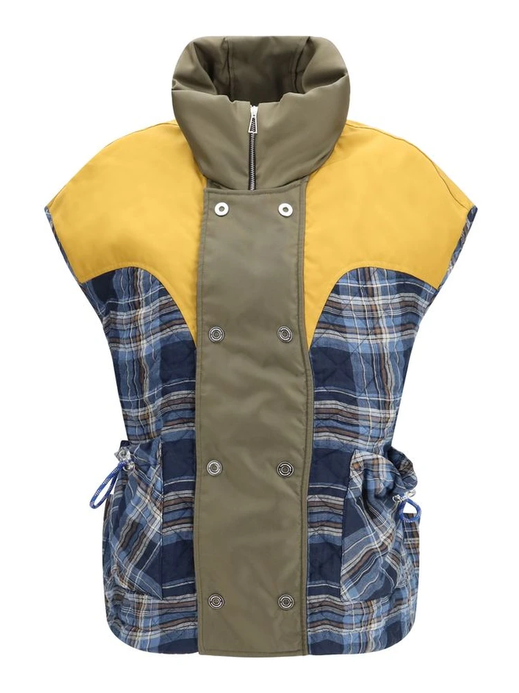 Blue Polyamide Jackets And Coat