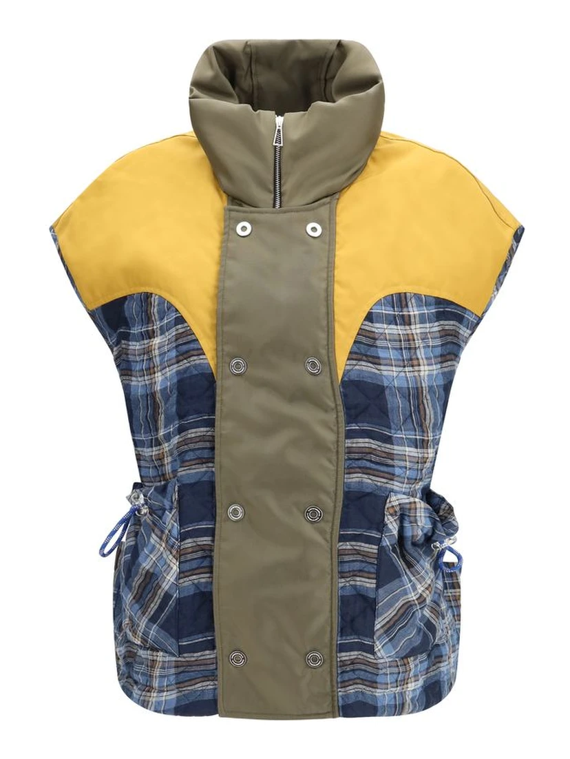 Blue Polyamide Jackets And Coat