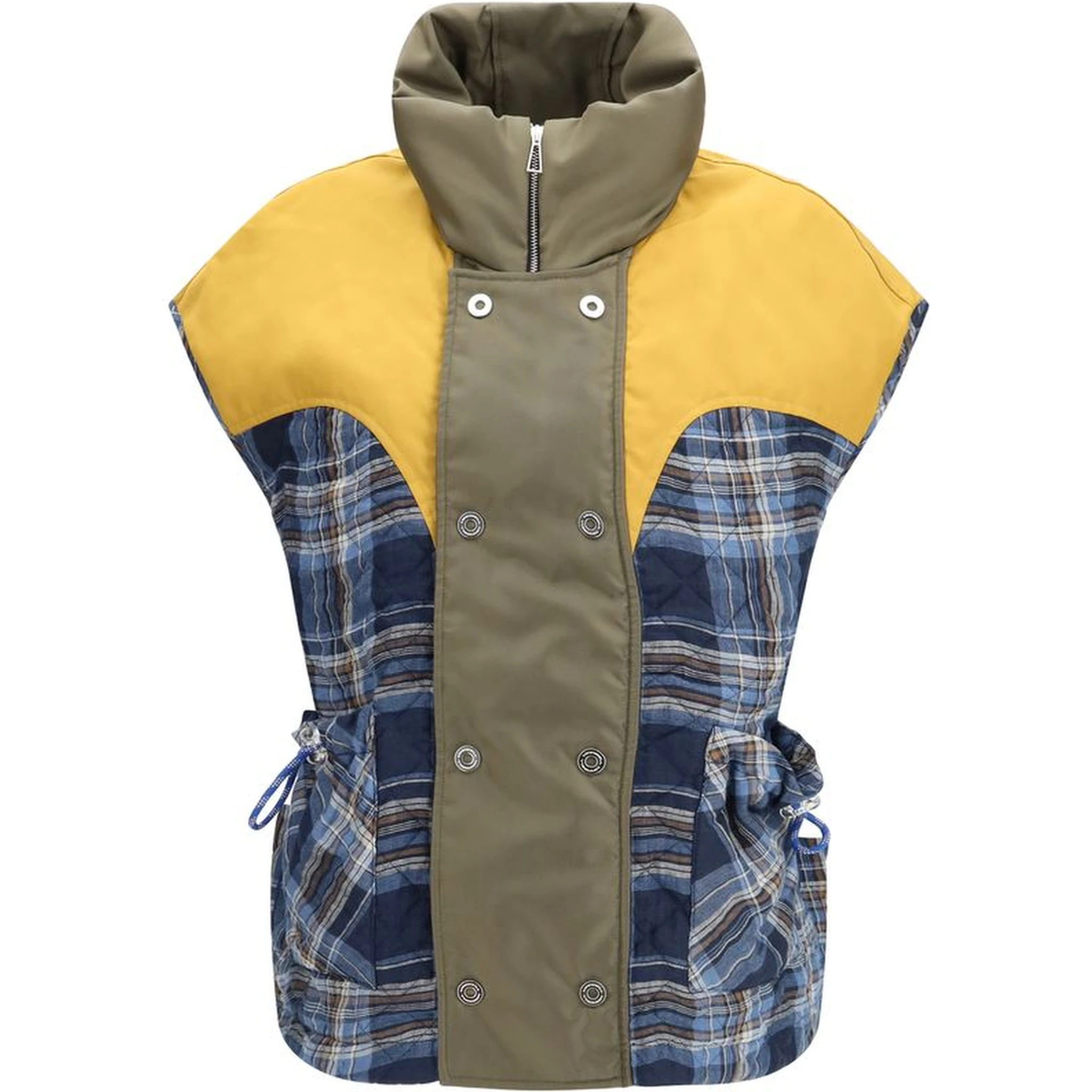 Blue Polyamide Jackets And Coat