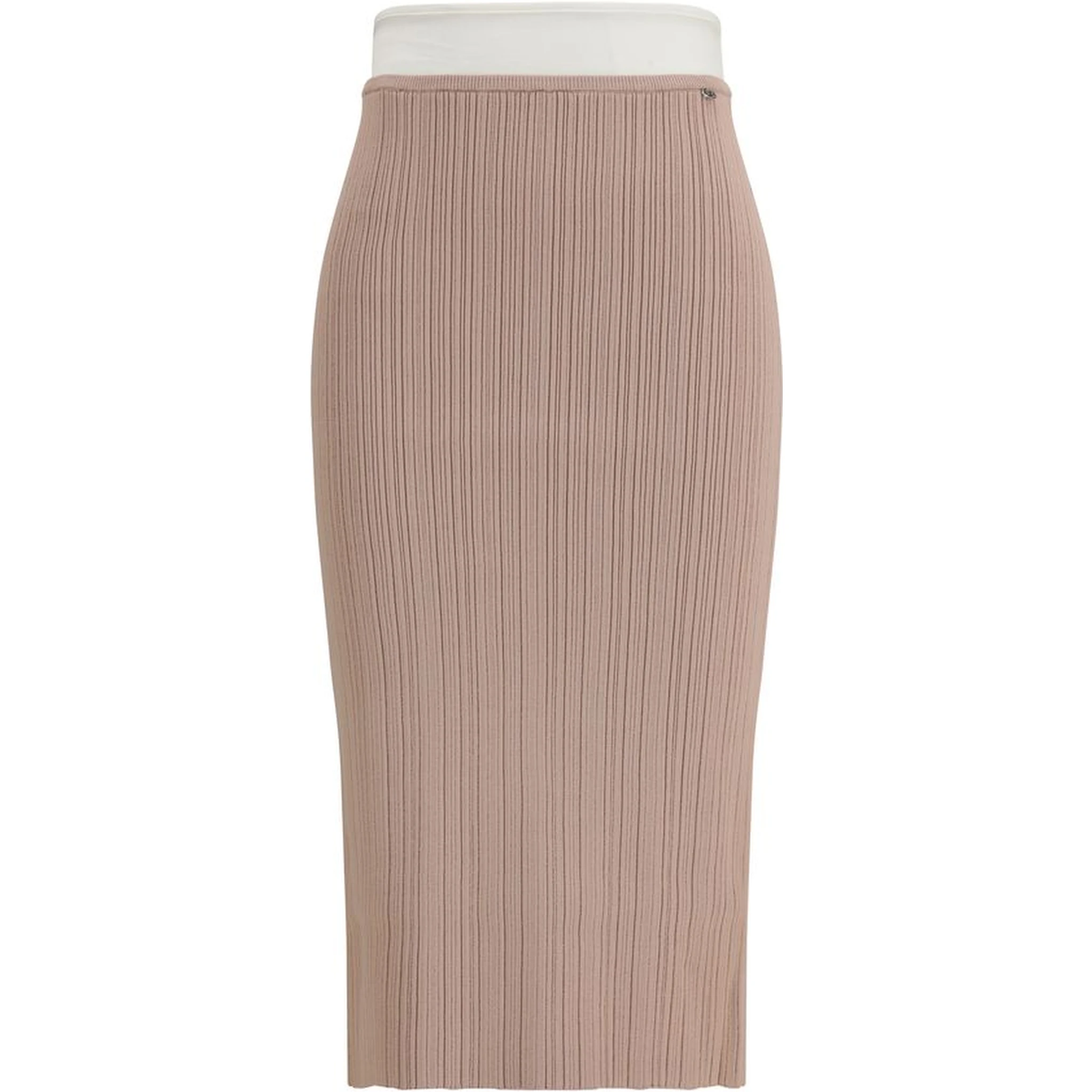Multicolor Viscose Midi Skirt