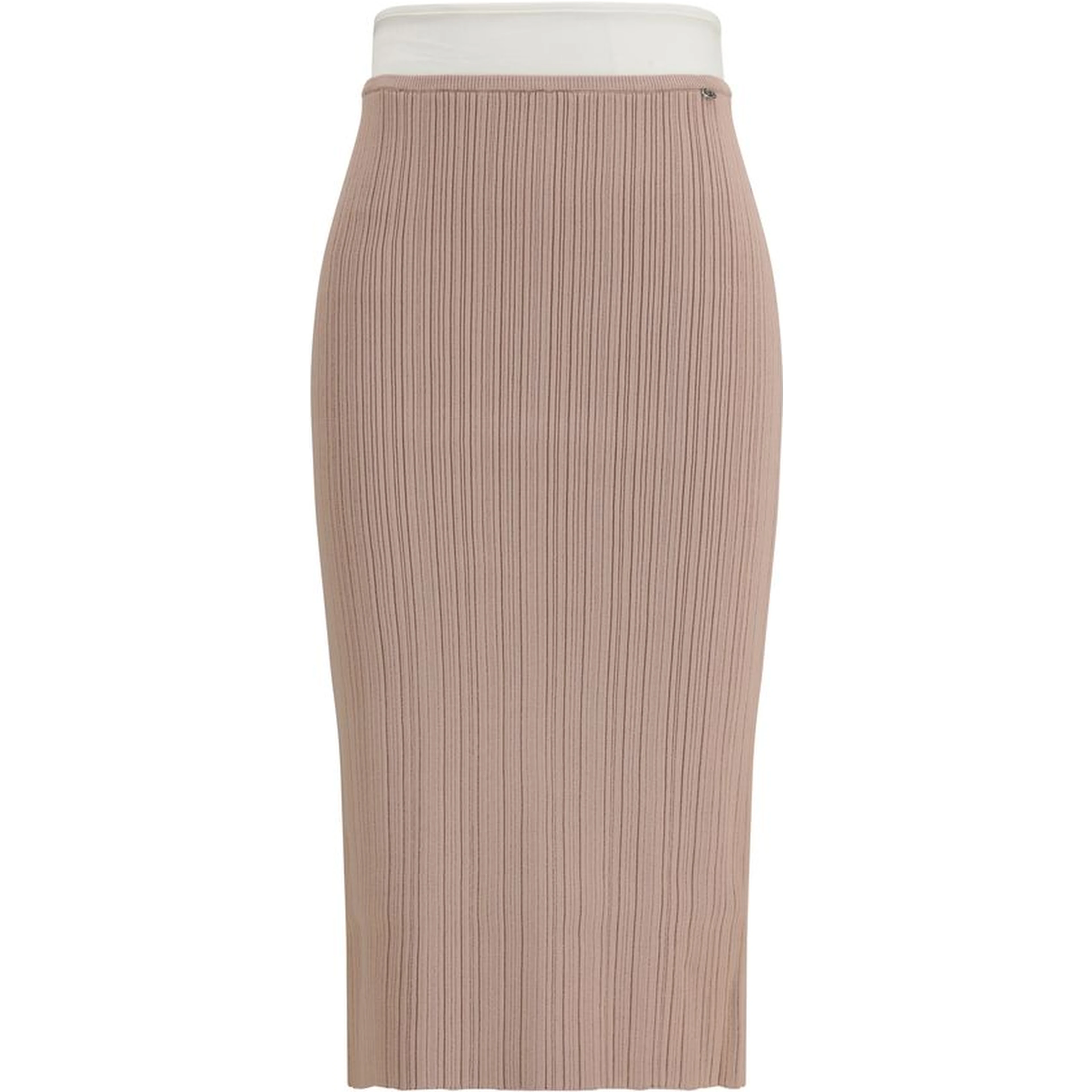 Multicolor Viscose Midi Skirt