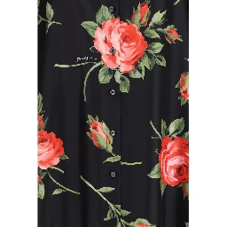 Multicolor Silk Casual Dress