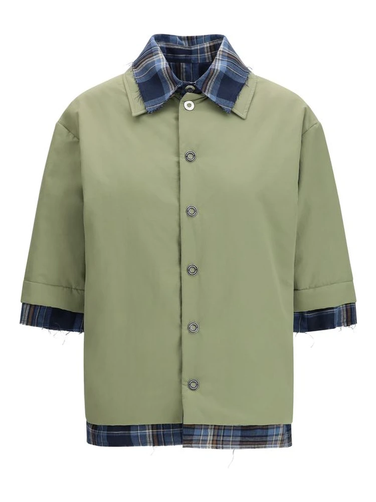 Bicolor Polyamide Jackets And Coat