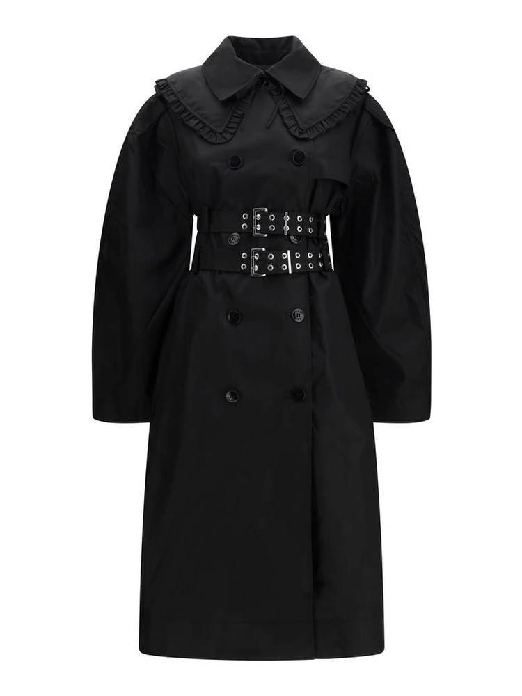 Black Nylon Coat