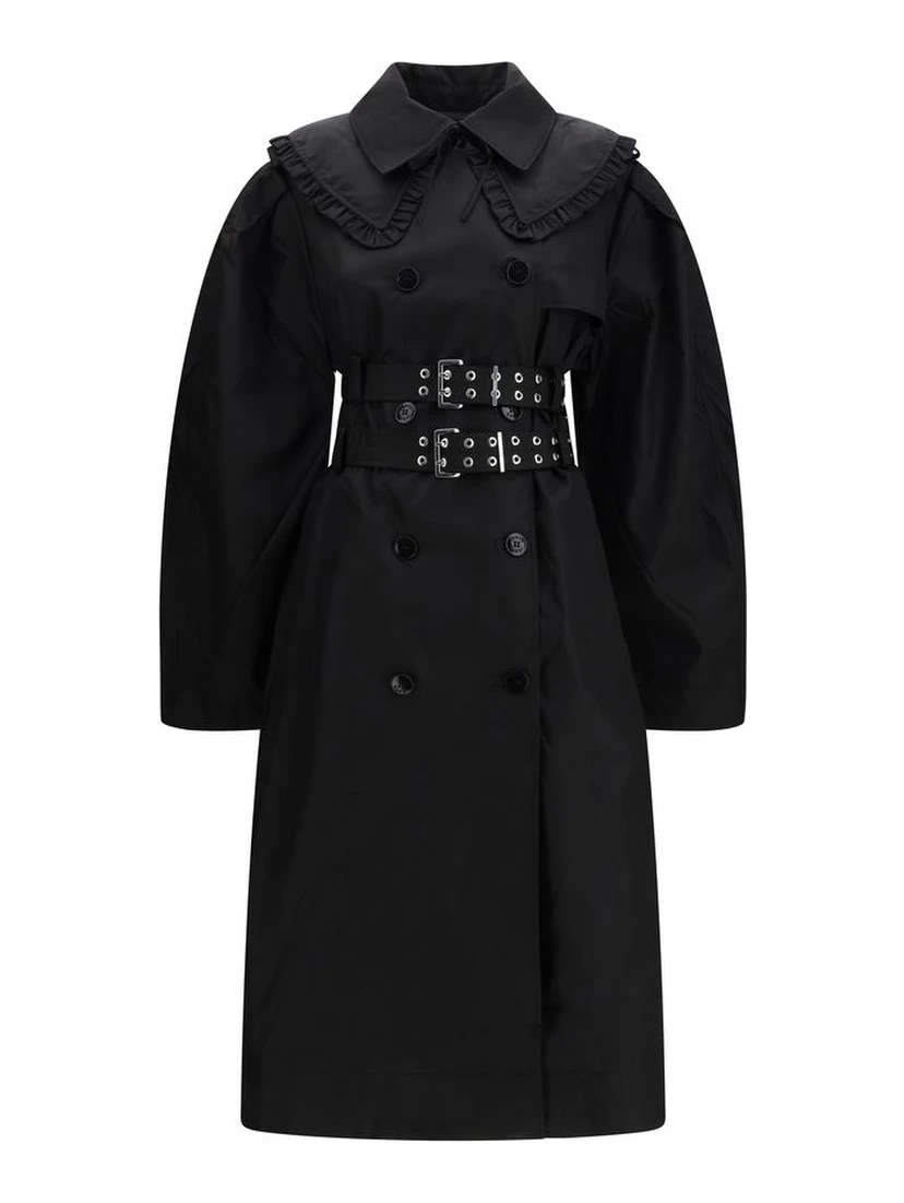 Black Nylon Coat