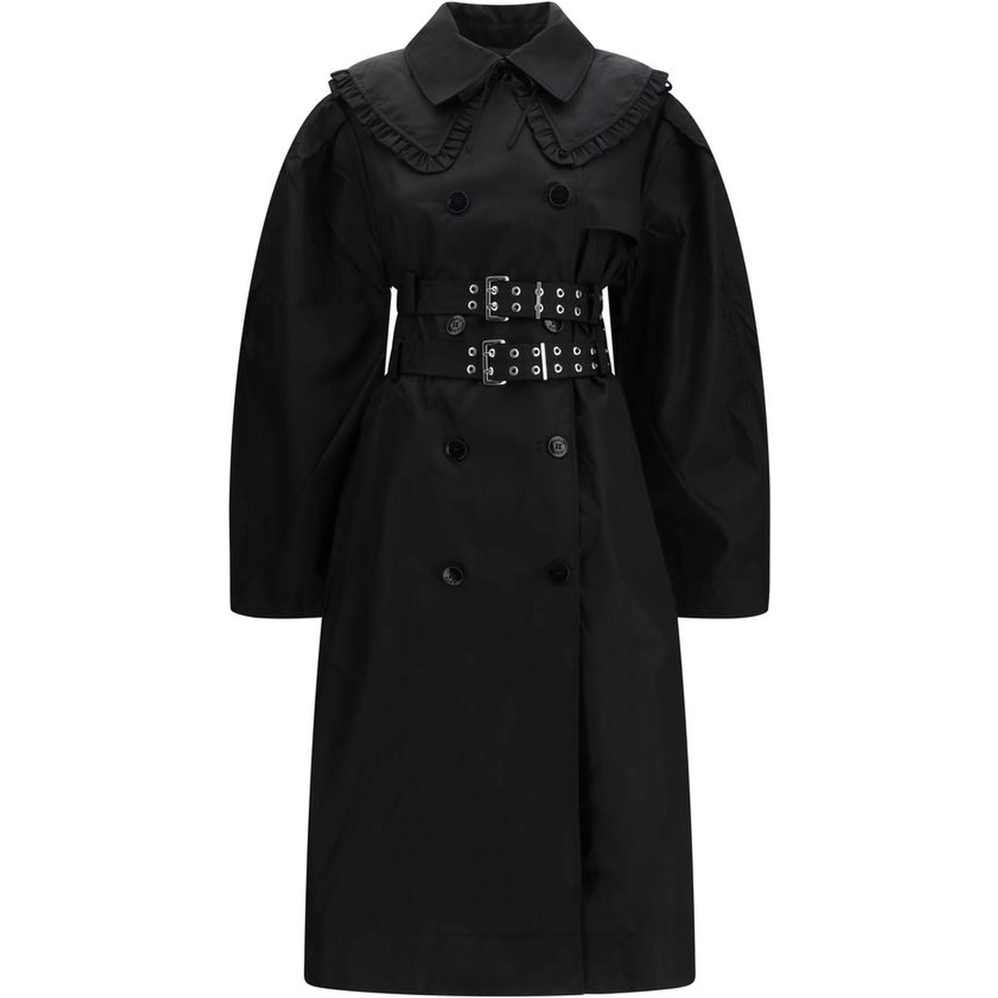 Black Nylon Coat