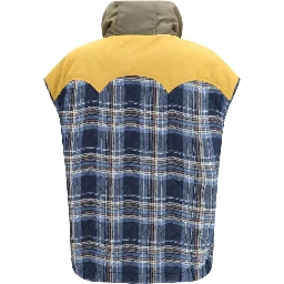 Blue Polyamide Jackets And Coat