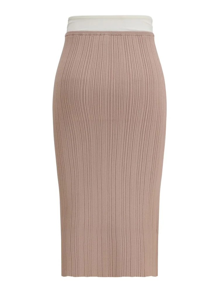 Multicolor Viscose Midi Skirt alternative