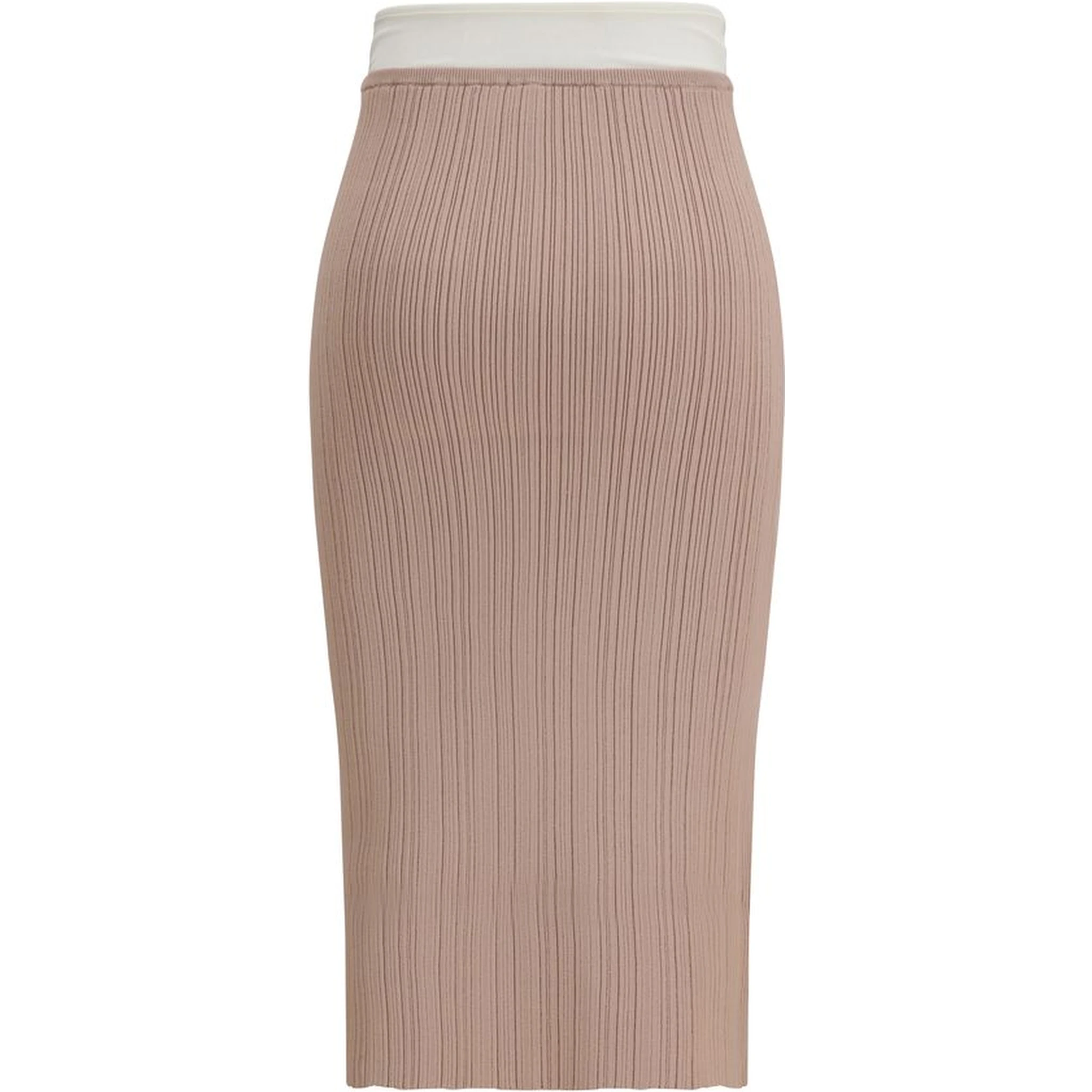 Multicolor Viscose Midi Skirt