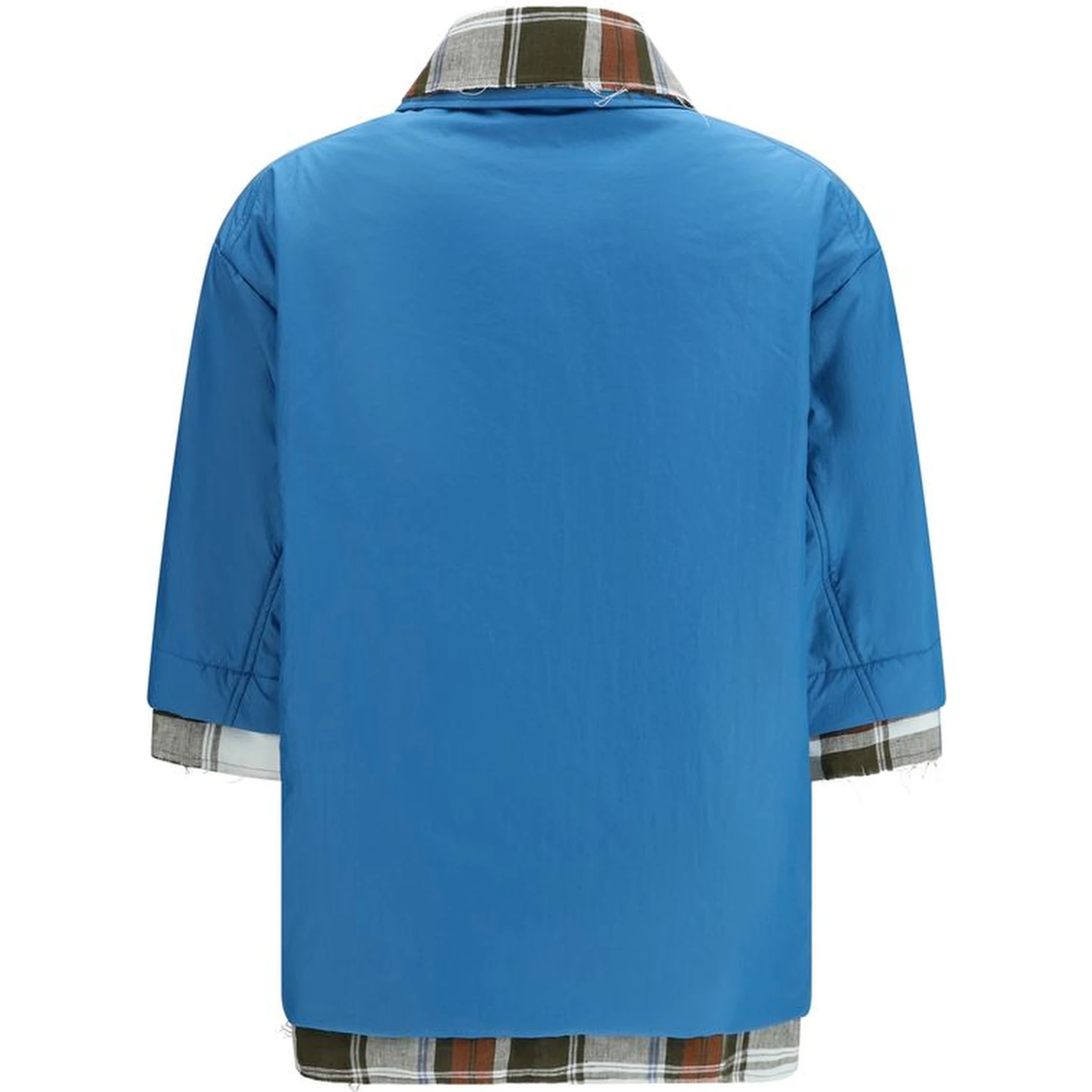 Blue Polyamide Dress Shirt