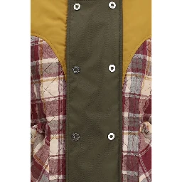Red Polyamide Sleveless Jacket