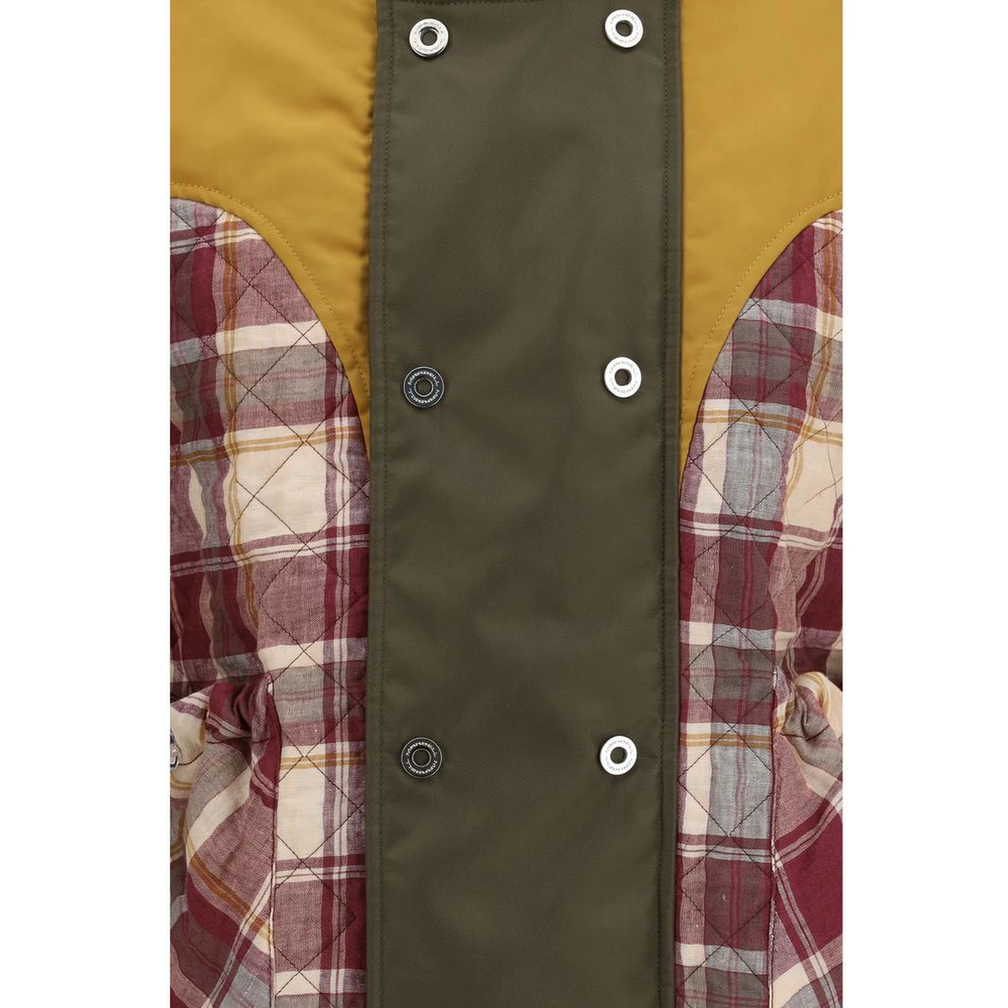 Red Polyamide Sleveless Jacket