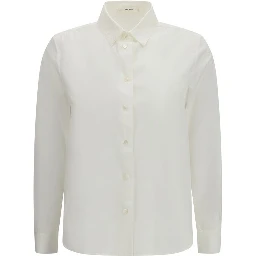 White Cotton Dress Shirt