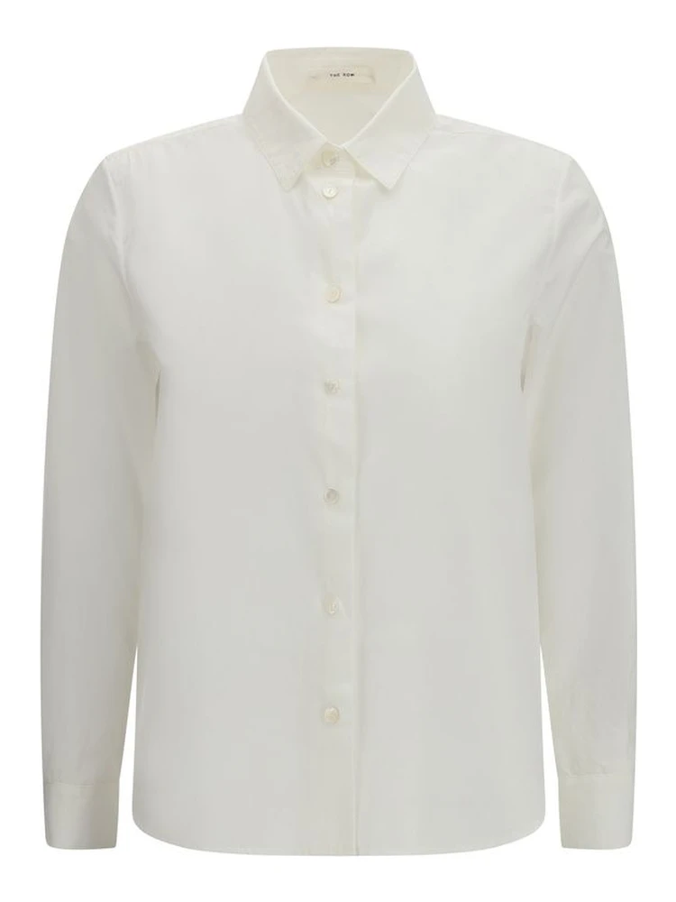 White Cotton Dress Shirt