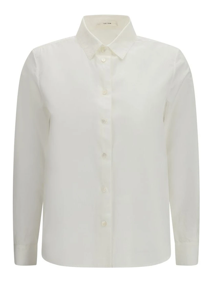 White Cotton Dress Shirt