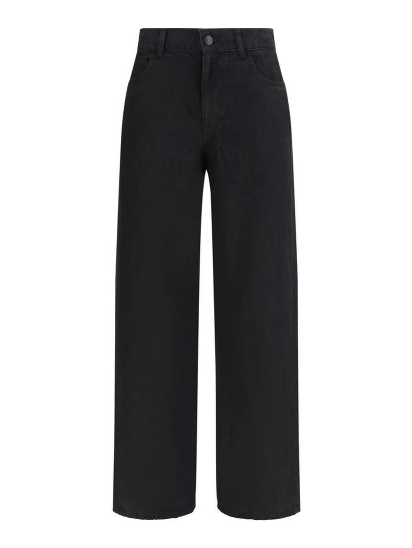 Black Linen Jeans Denim