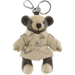 Beige Cashmere Keychain