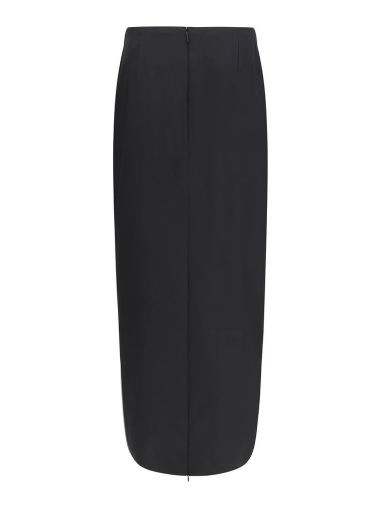Black Wool Long Skirt alternative