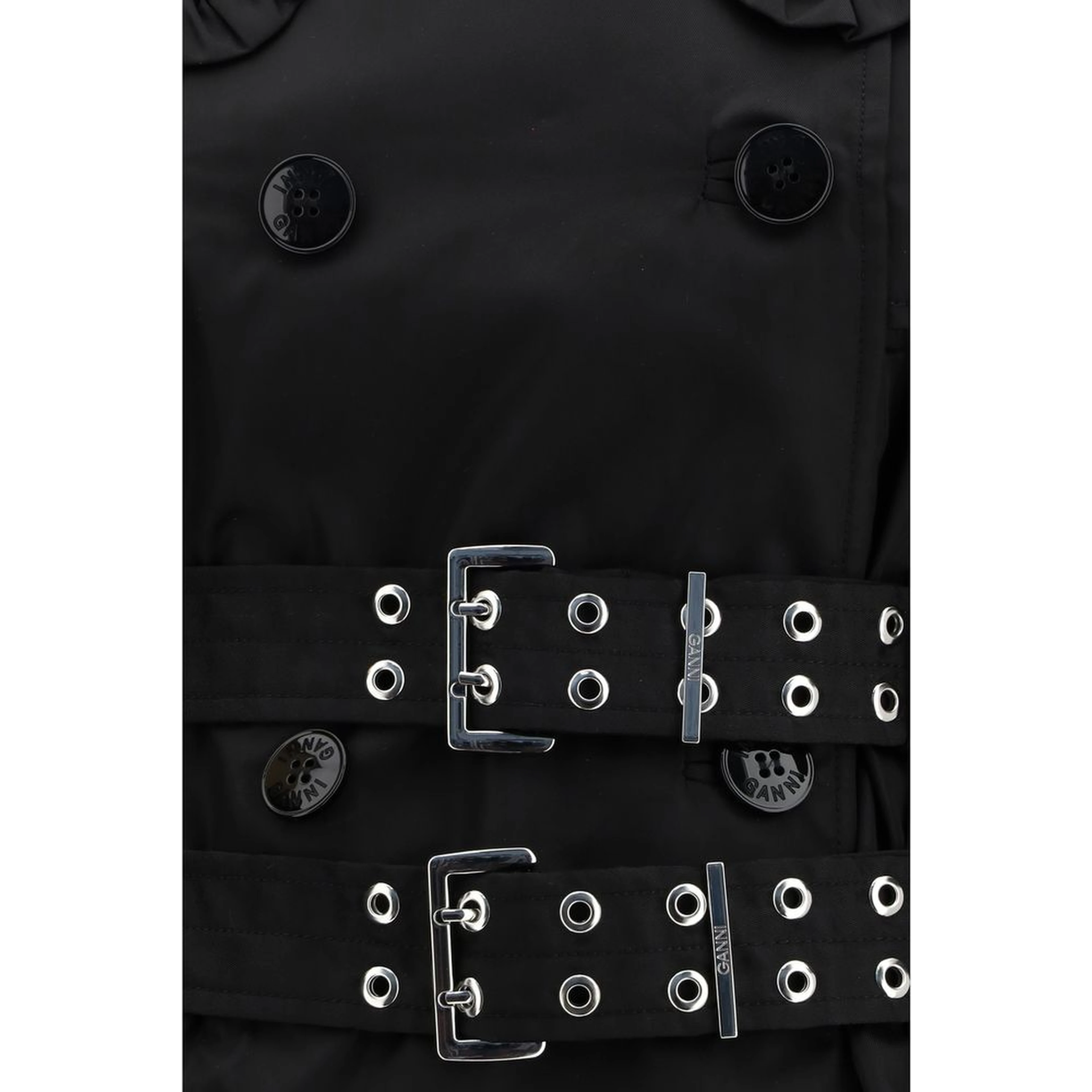 Black Nylon Coat