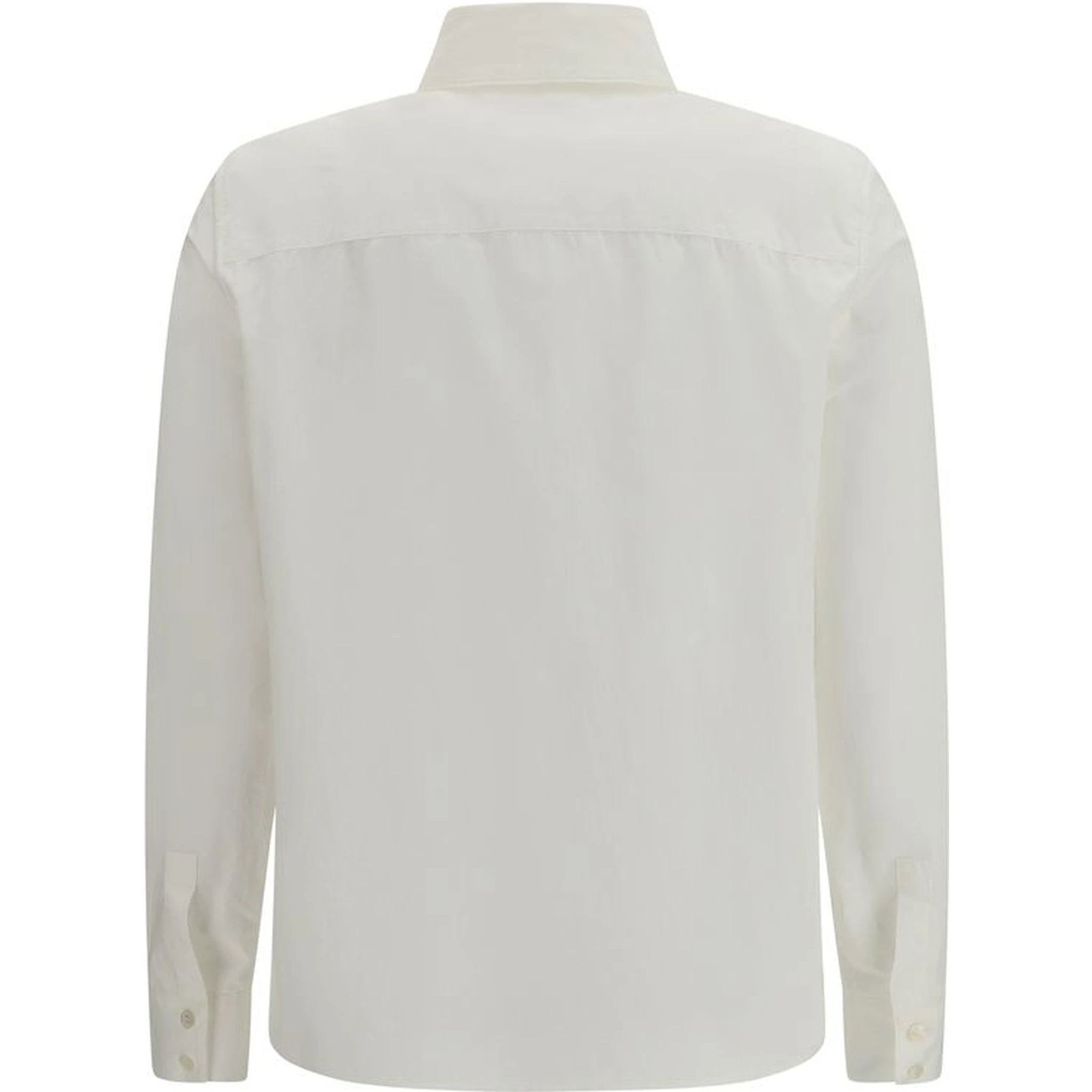 White Cotton Dress Shirt
