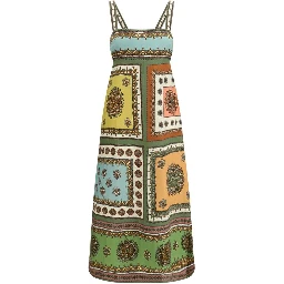 Multicolor Viscose Casual Dress