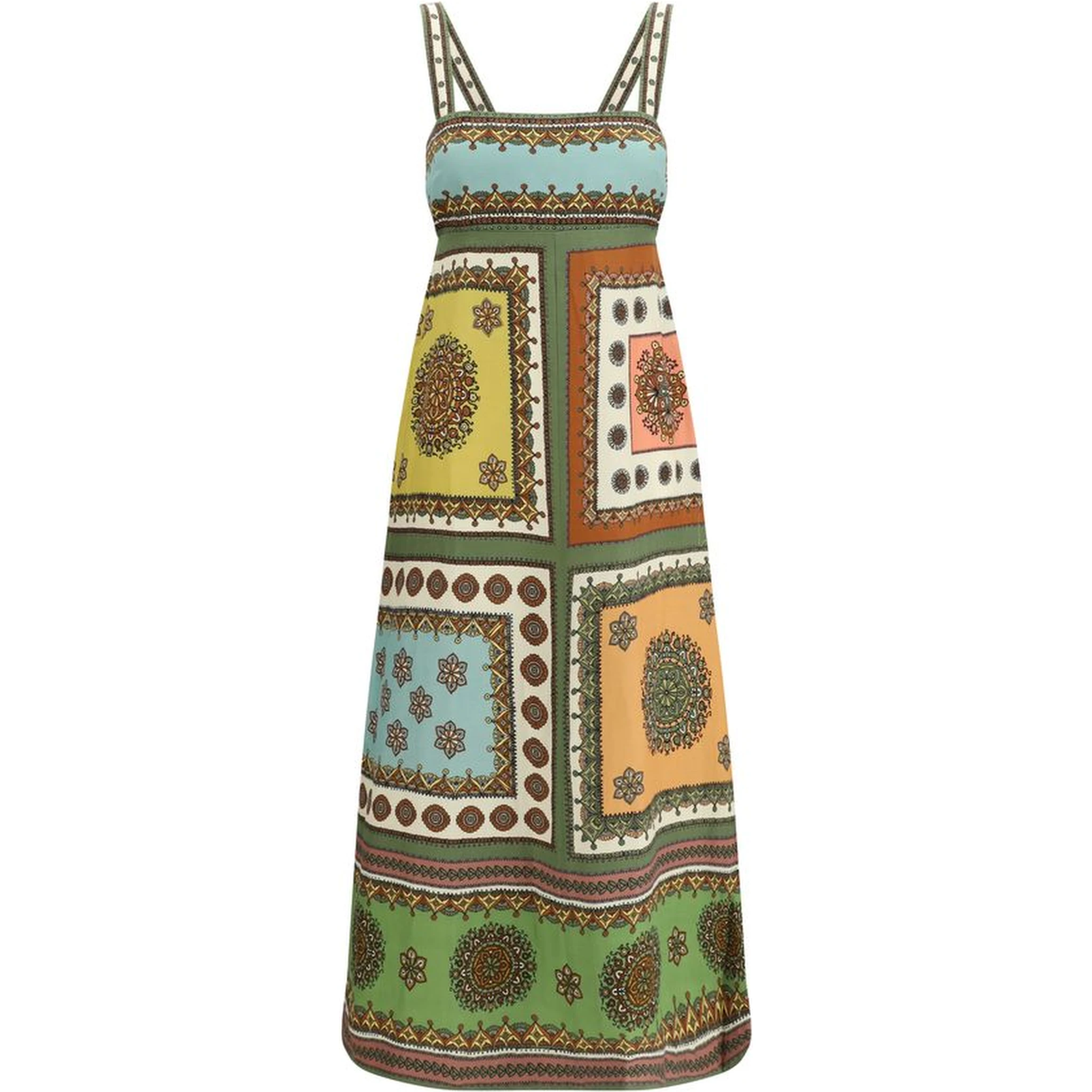 Multicolor Viscose Casual Dress