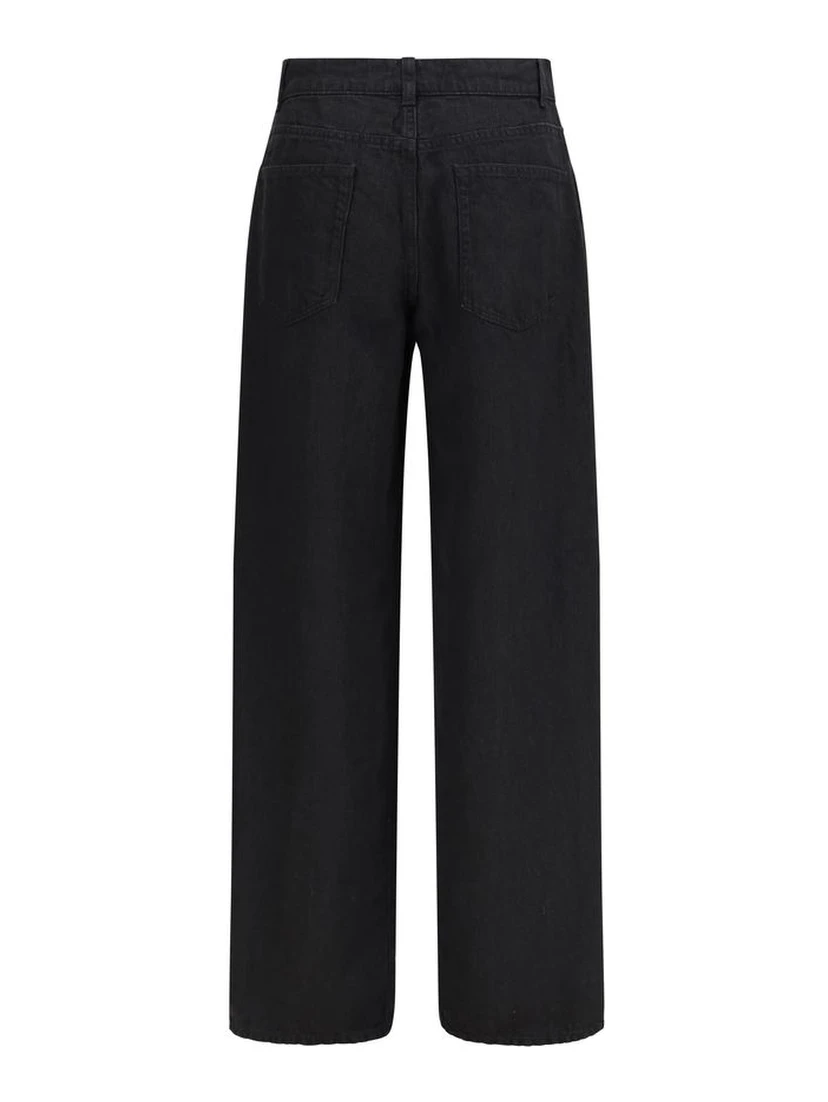 Black Linen Jeans Denim