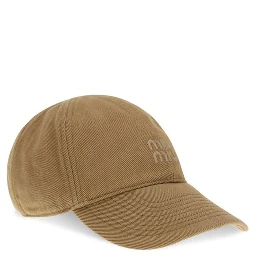 Beige Cotton Cap (Baseball Hat)