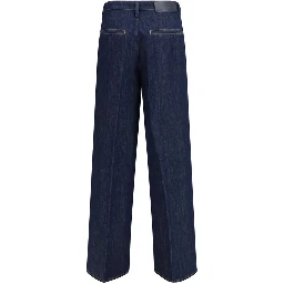 Blue Cotton Bermuda Shorts