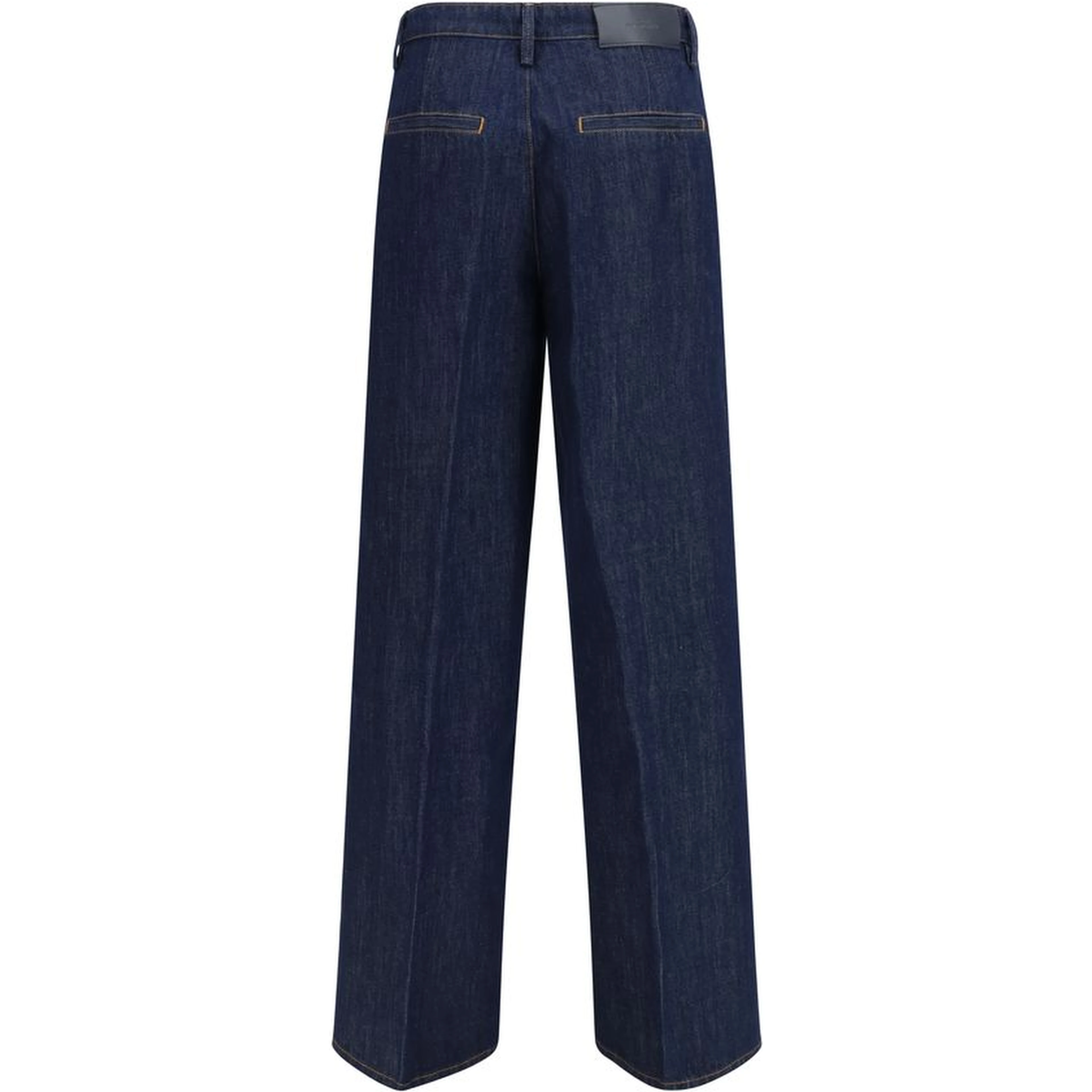 Blue Cotton Bermuda Shorts