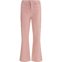 Multicolor Cotton Flared Pants