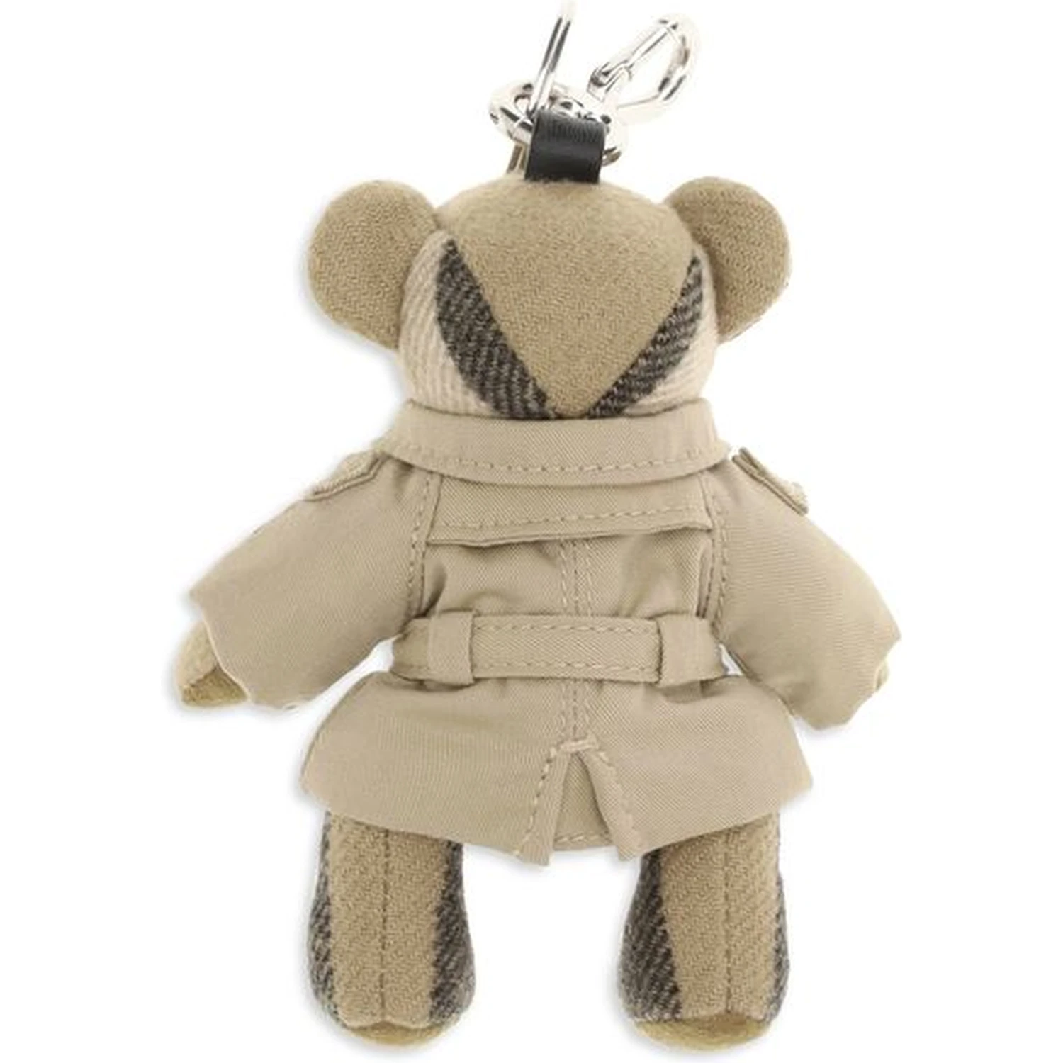Beige Cashmere Keychain