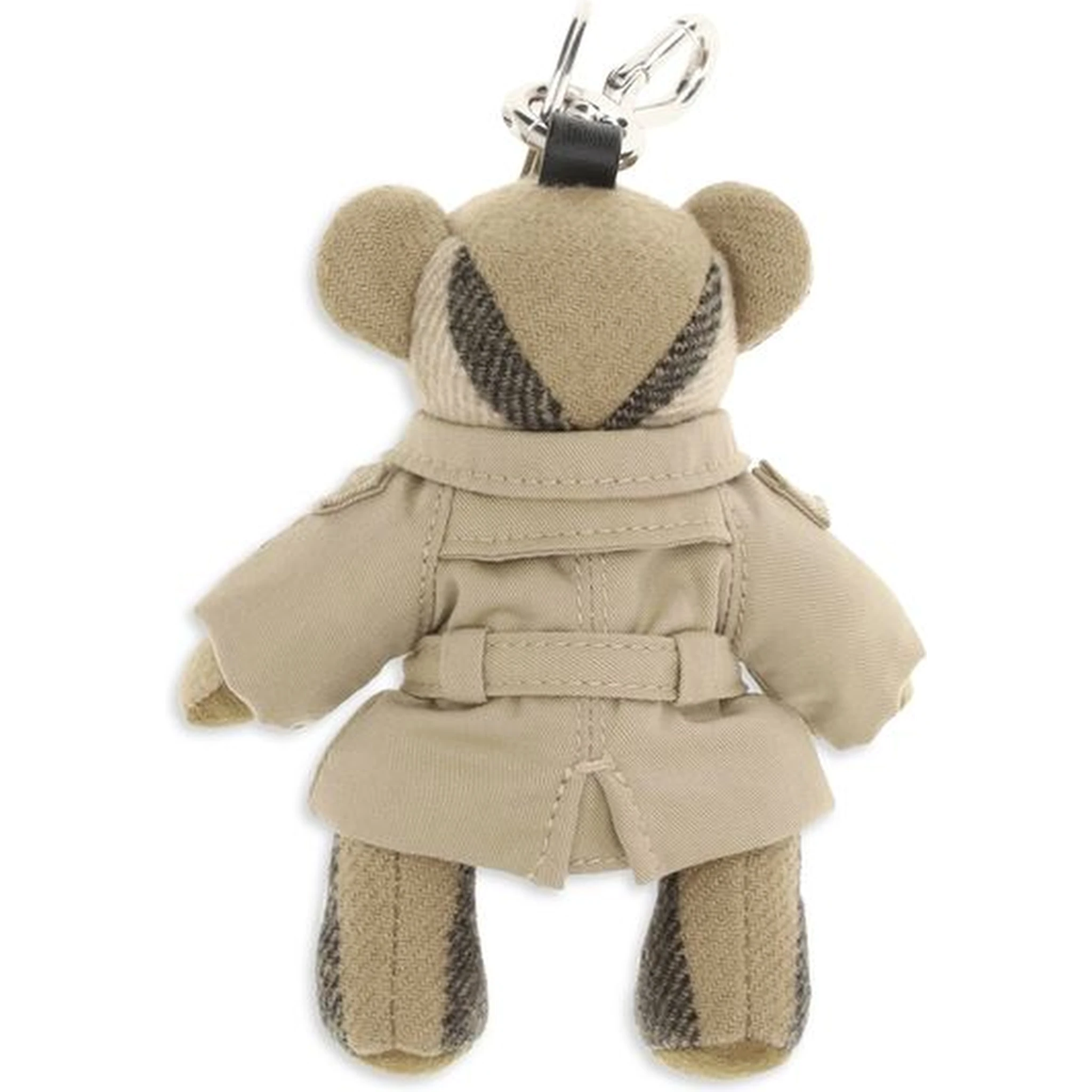 Beige Cashmere Keychain