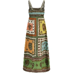 Multicolor Viscose Casual Dress