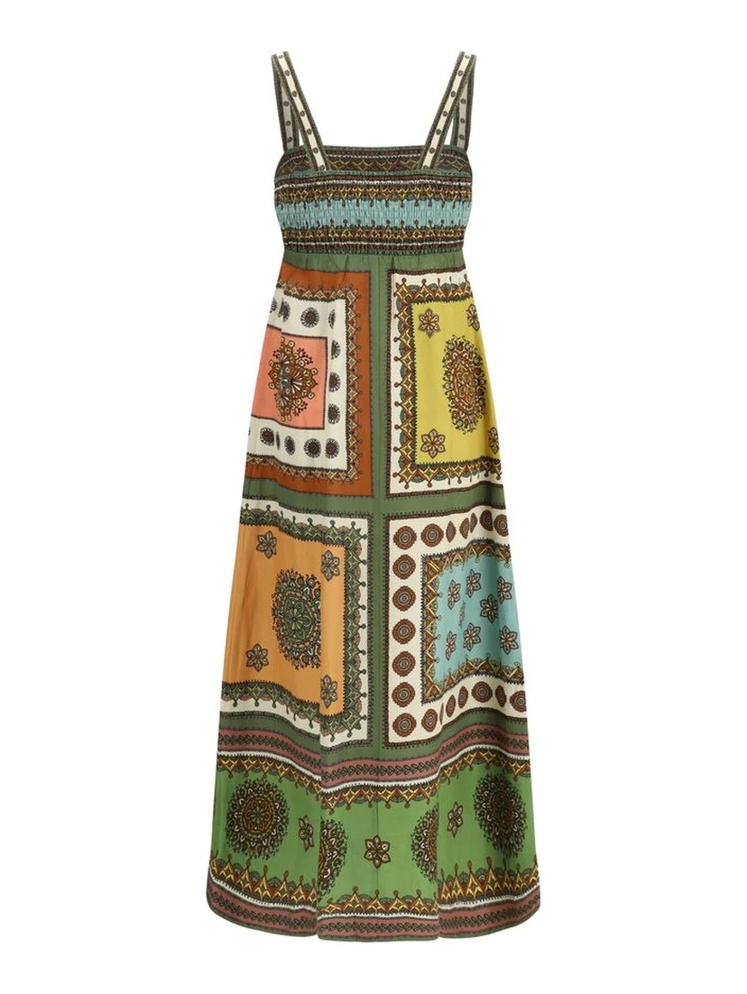 Multicolor Viscose Casual Dress
